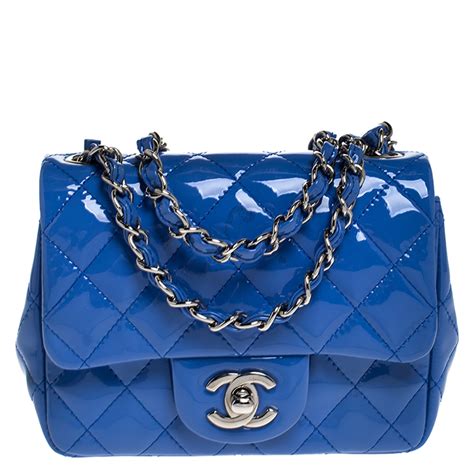 chanel bag blue|chanel blue flap bag.